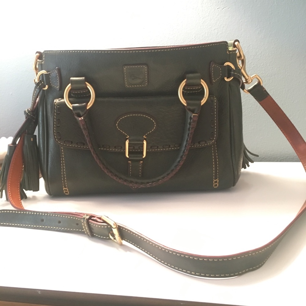 Dooney Bourke forest green purse